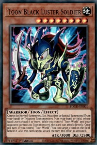 Toon Black Luster Soldier - Toon Chaos (TOCH) #TOCH-EN001 - Ultra Rare YuGiOh Trading Card