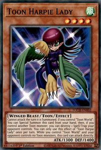 Toon Harpie Lady - Toon Chaos (TOCH) #TOCH-EN002 - Super Rare YuGiOh Trading Card