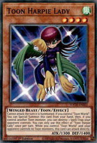 Toon Harpie Lady - Toon Chaos (TOCH) #TOCH-EN002 - Super Rare YuGiOh Trading Card