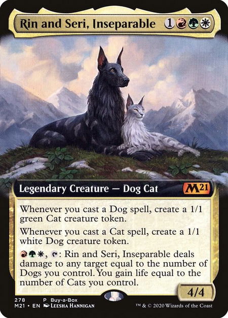Rin and Seri, Inseparable - Buy-A-Box Promos Magic: The Gathering trading card