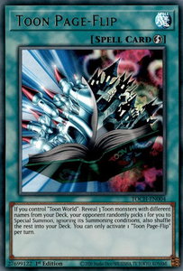 Toon Page-Flip - Toon Chaos (TOCH) #TOCH-EN004 - Ultra Rare YuGiOh Trading Card