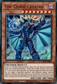 The Chaos Creator - Toon Chaos (TOCH) #TOCH-EN006 - Ultra Rare YuGiOh Trading Card