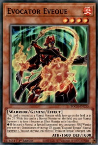 Evocator Eveque - Toon Chaos (TOCH) #TOCH-EN015 - Super Rare YuGiOh Trading Card