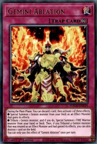 Gemini Ablation - Toon Chaos (TOCH) #TOCH-EN019 - Rare YuGiOh Trading Card