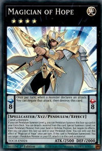 Magician of Hope - Toon Chaos (TOCH) #TOCH-EN024 - Super Rare YuGiOh Trading Card
