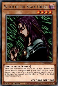 Witch of the Black Forest - Toon Chaos (TOCH) #TOCH-EN027 - Rare YuGiOh Trading Card
