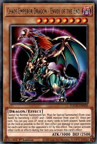 Chaos Emperor Dragon - Envoy of the End - Toon Chaos (TOCH) #TOCH-EN030 - Rare YuGiOh Trading Card