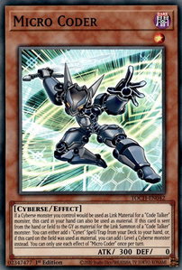 Micro Coder - Toon Chaos (TOCH) #TOCH-EN042 - Super Rare YuGiOh Trading Card