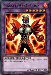 Masked HERO Goka - Toon Chaos (TOCH) #TOCH-EN043 - Rare YuGiOh Trading Card