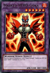 Masked HERO Goka - Toon Chaos (TOCH) #TOCH-EN043 - Rare YuGiOh Trading Card