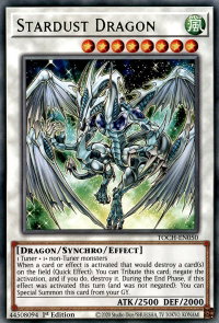 Stardust Dragon - Toon Chaos (TOCH) #TOCH-EN050 - Rare YuGiOh Trading Card