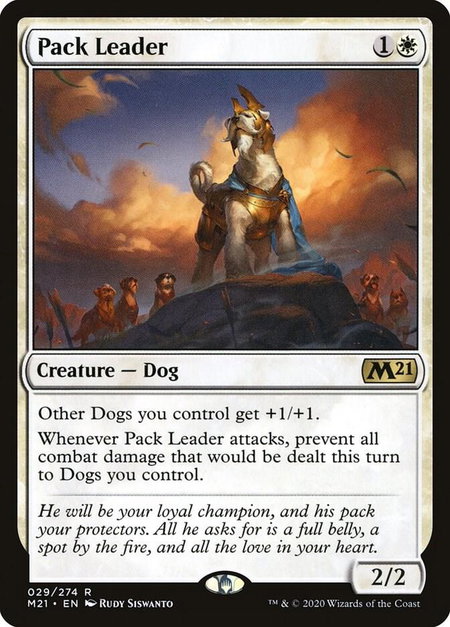 Pack Leader - Core Set 2021 Magic: The Gathering trading card