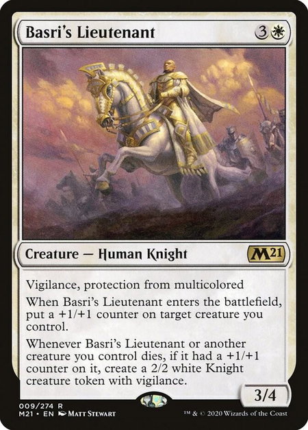 Basri's Lieutenant - Core Set 2021 Magic: The Gathering trading card