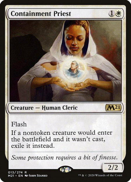 Containment Priest - Core Set 2021 Magic: The Gathering trading card