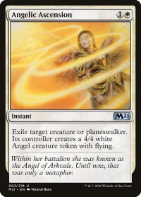 Angelic Ascension - Core Set 2021 (M21) #3 - Uncommon Magic: The Gathering Trading Card