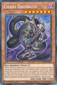 Chaos Daedalus (CR) - Toon Chaos (TOCH) #TOCH-EN007 - Collector's Rare YuGiOh Trading Card