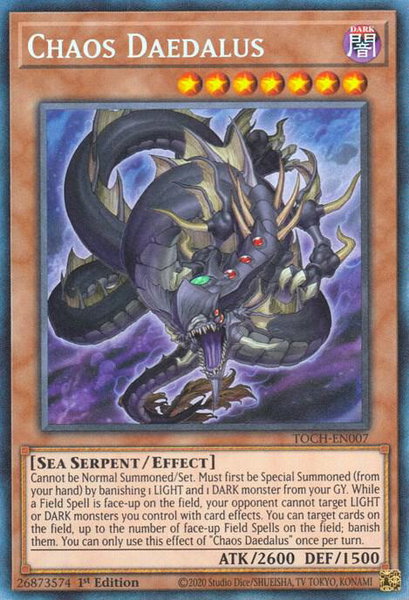 Chaos Daedalus (CR) - Toon Chaos YuGiOh trading card