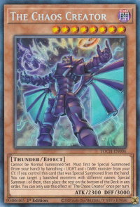 The Chaos Creator (CR) - Toon Chaos (TOCH) #TOCH-EN006 - Collector's Rare YuGiOh Trading Card