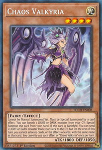 Chaos Valkyria (CR) - Toon Chaos (TOCH) #TOCH-EN008 - Collector's Rare YuGiOh Trading Card