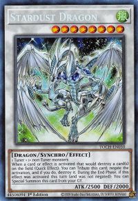 Stardust Dragon (CR) - Toon Chaos (TOCH) #TOCH-EN050 - Collector's Rare YuGiOh Trading Card