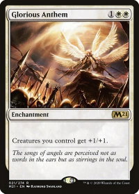Glorious Anthem - Core Set 2021 (M21) #21 - Rare Magic: The Gathering Trading Card