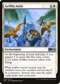 Griffin Aerie - Core Set 2021 (M21) #22 - Uncommon Magic: The Gathering Trading Card