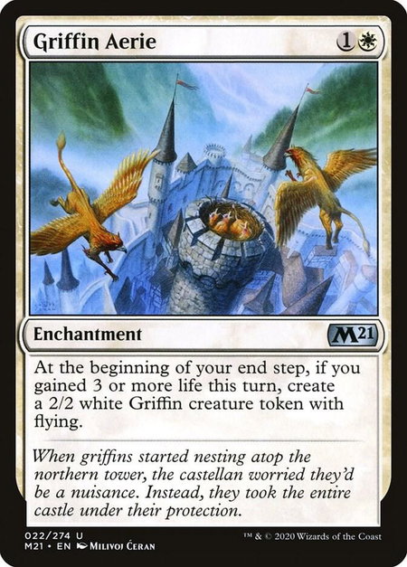 Griffin Aerie - Core Set 2021 Magic: The Gathering trading card