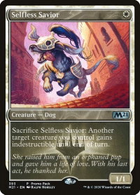 Selfless Savior - Promo Pack: Core Set 2021 (PPM21) #393 - Promo Magic: The Gathering Trading Card