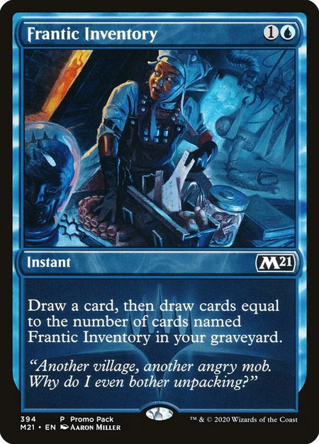 Frantic Inventory - Promo Pack: Core Set 2021 Magic: The Gathering trading card