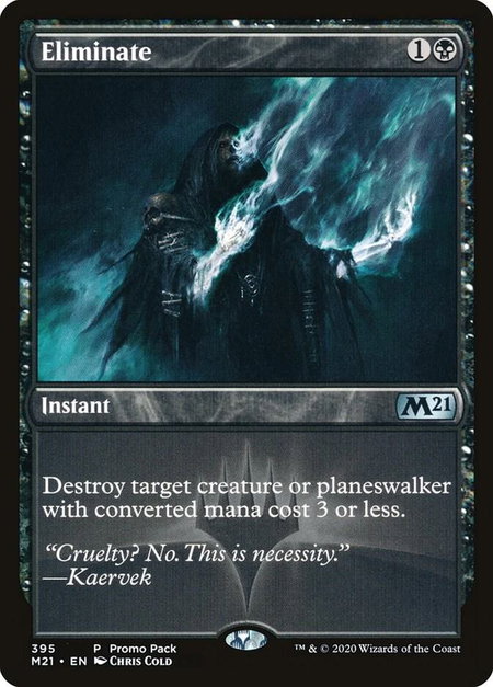 Eliminate - Promo Pack: Core Set 2021 Magic: The Gathering trading card