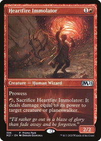 Heartfire Immolator - Promo Pack: Core Set 2021 (PPM21) #396 - Promo Magic: The Gathering Trading Card