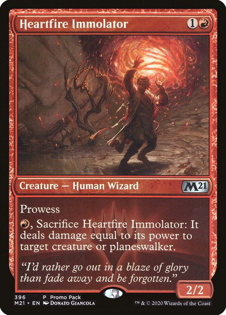 Heartfire Immolator - Promo Pack: Core Set 2021 Magic: The Gathering trading card