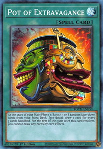 Pot of Extravagance (CR) - Toon Chaos (TOCH) #TOCH-EN059 - Collector's Rare YuGiOh Trading Card