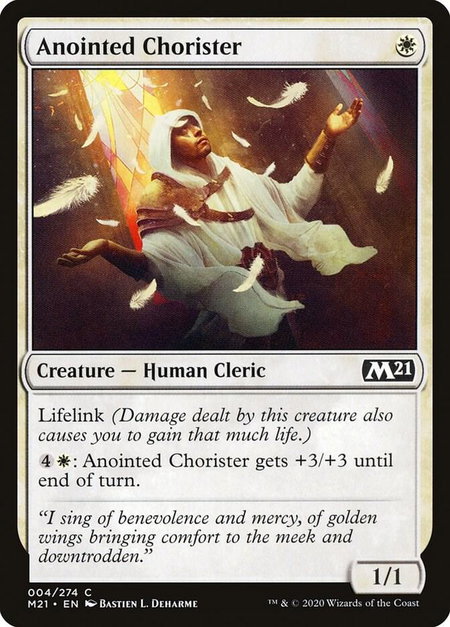 Anointed Chorister - Core Set 2021 Magic: The Gathering trading card