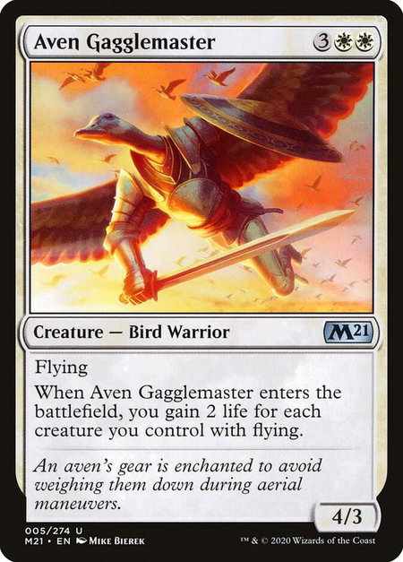 Aven Gagglemaster - Core Set 2021 Magic: The Gathering trading card