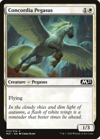 Concordia Pegasus - Core Set 2021 (M21) #12 - Common Magic: The Gathering Trading Card
