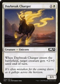 Daybreak Charger - Core Set 2021 (M21) #14 - Common Magic: The Gathering Trading Card