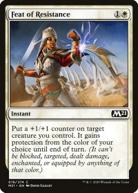 Feat of Resistance - Core Set 2021 (M21) #19 - Common Magic: The Gathering Trading Card