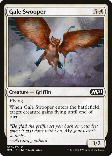 Gale Swooper - Core Set 2021 Magic: The Gathering trading card