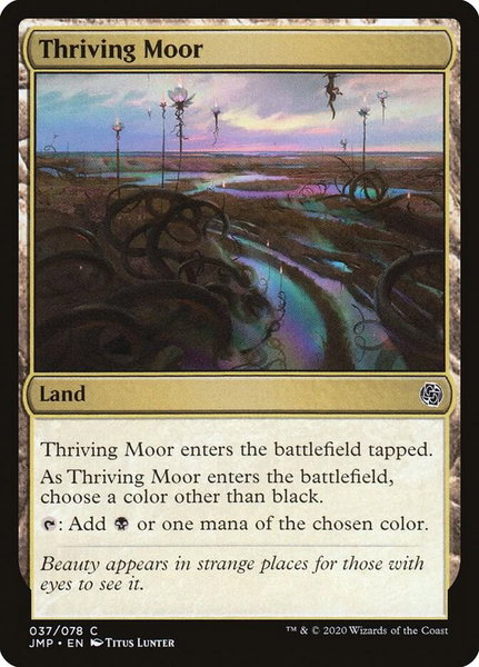 Thriving Moor - Jumpstart Magic: The Gathering trading card
