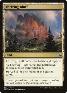 Thriving Bluff - Jumpstart (JMP) #33 - Common Magic: The Gathering Trading Card
