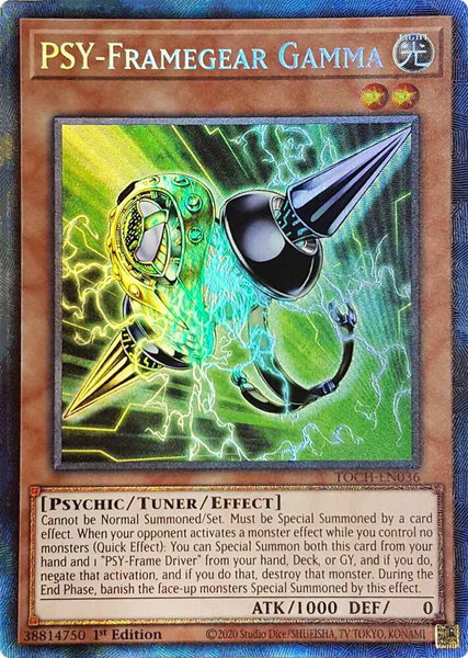 PSY-Framegear Gamma (CR) - Toon Chaos YuGiOh trading card