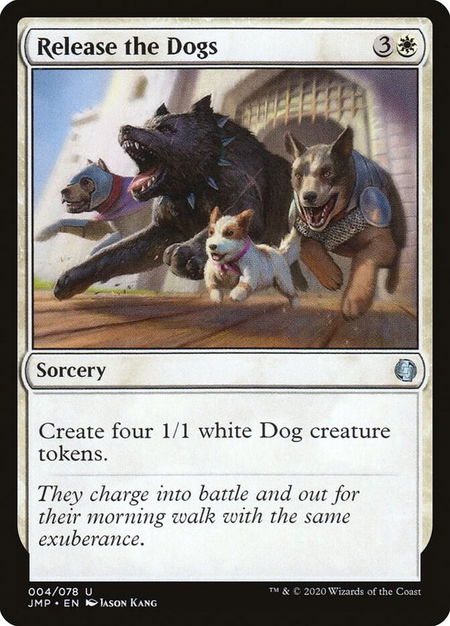 Release the Dogs - Jumpstart Magic: The Gathering trading card