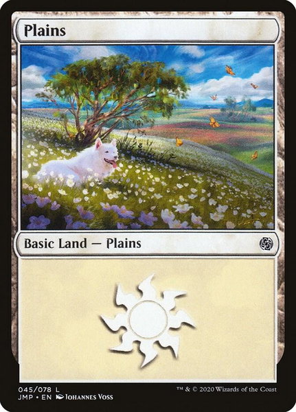 Plains (045) trading card from Jumpstart Plains (045) - Jumpstart Magic: The Gathering trading card