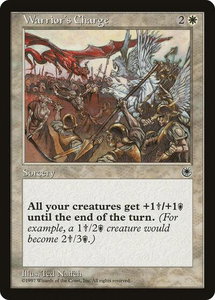 Warrior's Charge - Portal (POR) #38† - Common Magic: The Gathering Trading Card