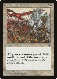 Warrior's Charge - Portal (POR) #38†- Common Magic: The Gathering Trading Card