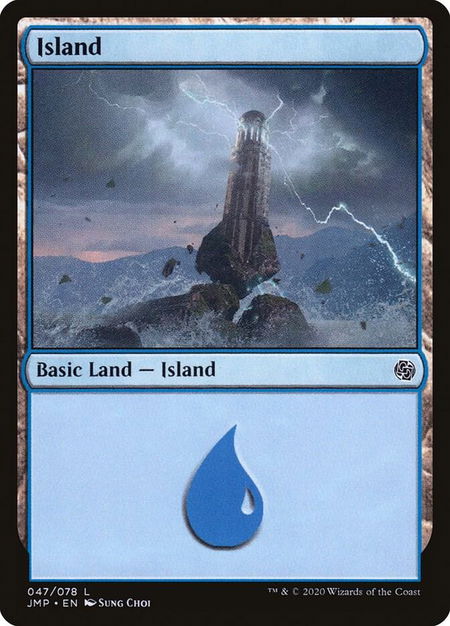 Island (047) - Jumpstart Magic: The Gathering trading card