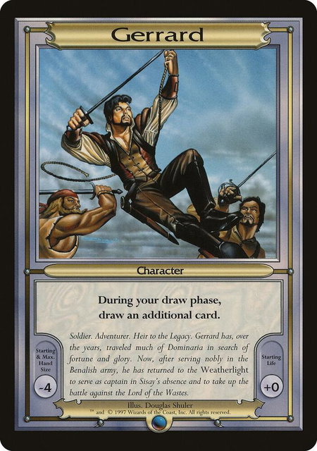 Gerrard (Oversize) trading card from Vanguard Gerrard (Oversize) - Vanguard Magic: The Gathering trading card