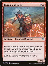 Living Lightning - Jumpstart (JMP) #23 - Uncommon Magic: The Gathering Trading Card