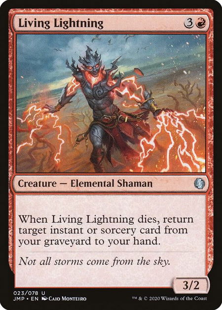 Living Lightning - Jumpstart Magic: The Gathering trading card